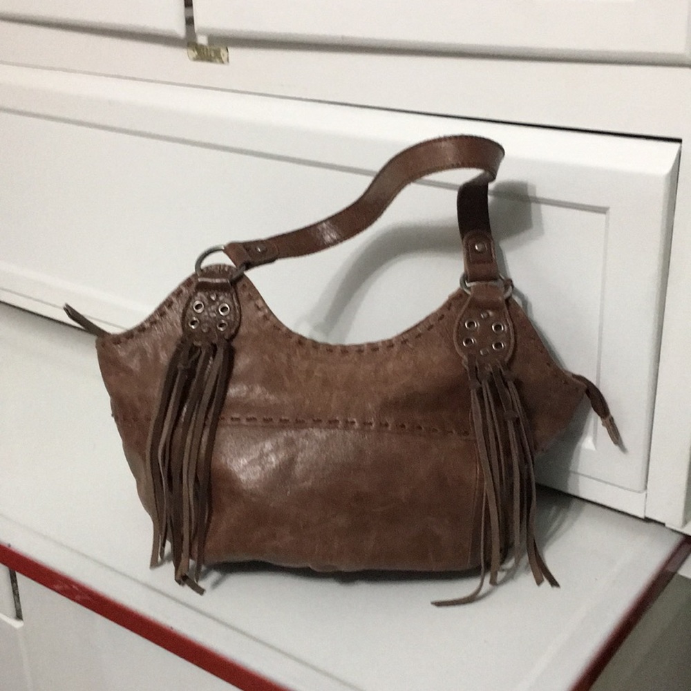 Ladies Brown Leather Handbag